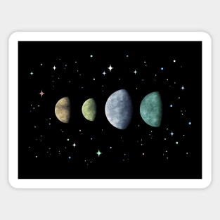 moons of Jupiter Sticker